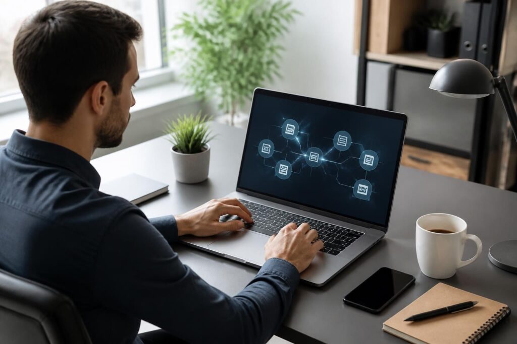découvrez comment automatiser facilement les tâches répétitives de votre activité sans aucune compétence en codage, pour gagner du temps et améliorer votre productivité.