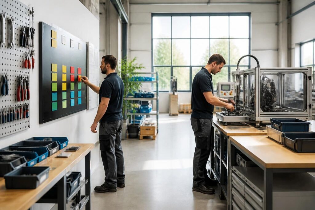 Les techniques d&rsquo;efficacité opérationnelle de l&rsquo;industrie adaptées aux TPE
