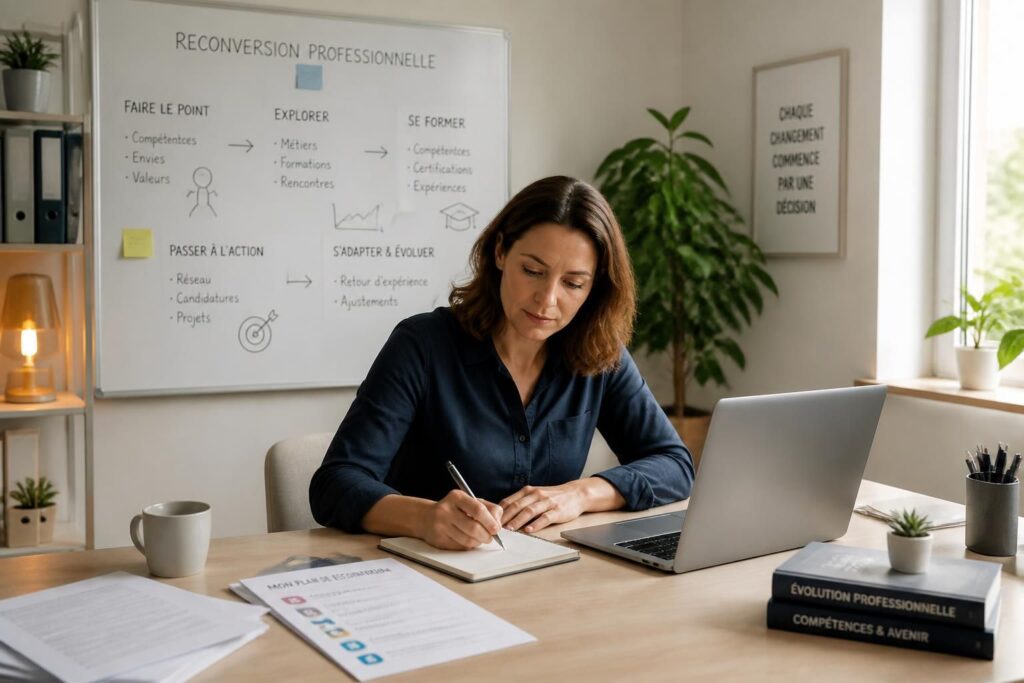 découvrez les étapes clés pour réussir votre reconversion professionnelle et donner un nouvel élan à votre carrière avec confiance et sérénité.