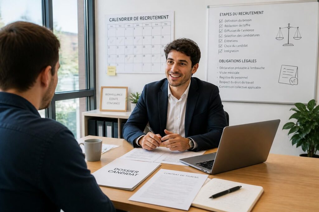 Recruter son premier salarié : étapes et obligations