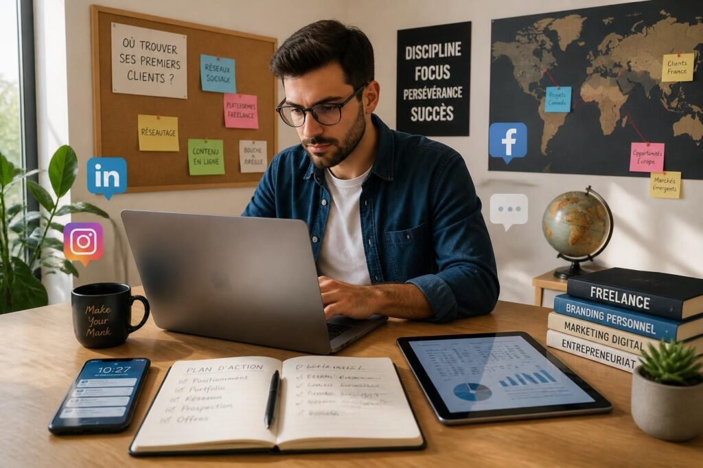 Trouver ses premiers clients en freelance : 10 canaux qui marchent