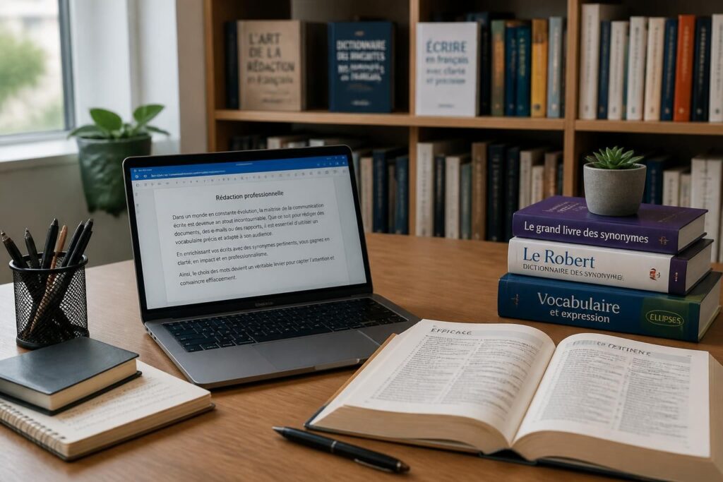 découvrez comment utiliser des synonymes pour enrichir et varier votre vocabulaire dans vos écrits professionnels, améliorant ainsi clarté et impact.