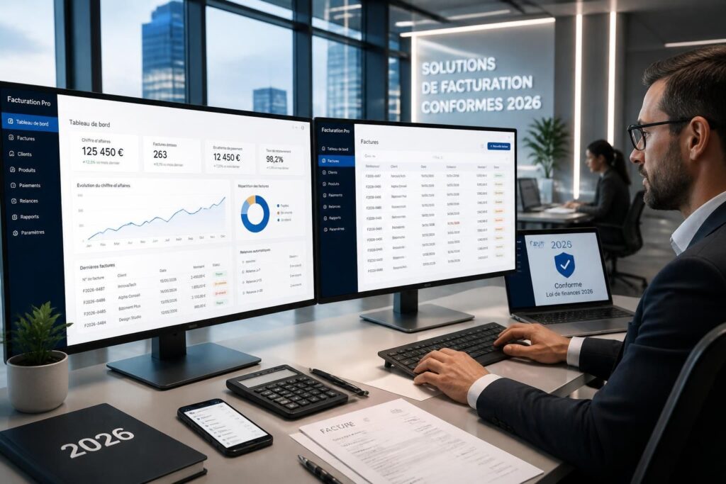 découvrez les meilleures solutions de logiciels de facturation conformes aux normes 2026 pour simplifier votre gestion financière et assurer une facturation efficace et sécurisée.