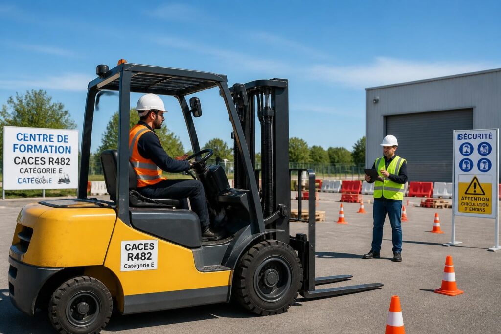 CACES R482 catégorie E comment obtenir ce certificat de conducteur d’engins