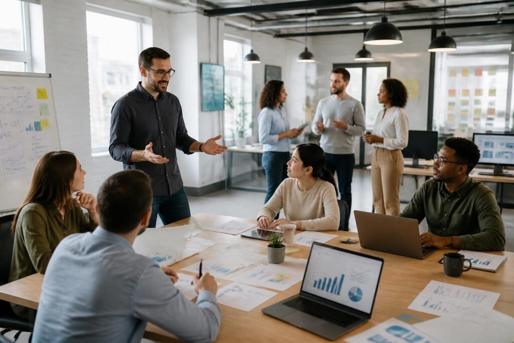 Communication ascendante et descendante : comprendre ces flux en entreprise