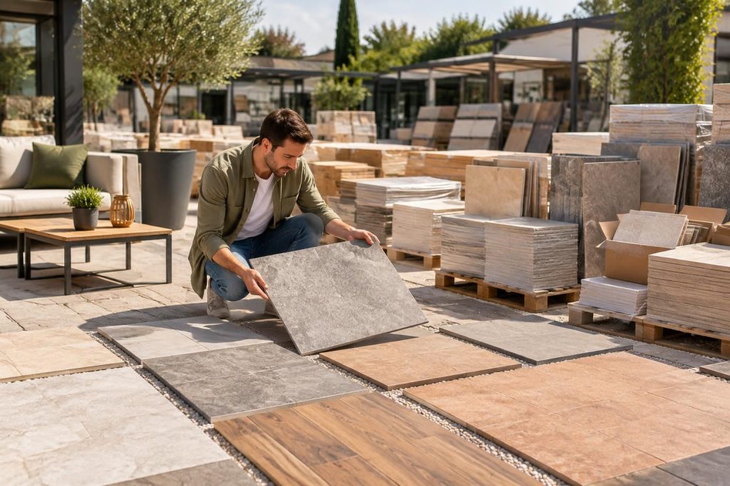 Fin de série carrelage extérieur : où trouver les meilleures affaires